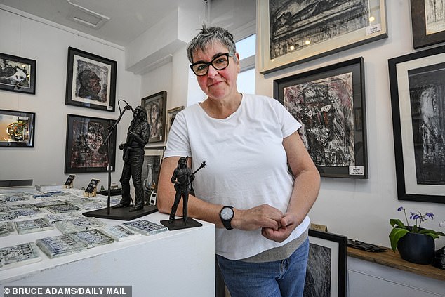 Art gallery owner Amanda Bromley says the statue of Lemmy, the lead singer of rock band Motorhead could 'save' the town'. She said: ¿We are becoming a global destination for rock fans'