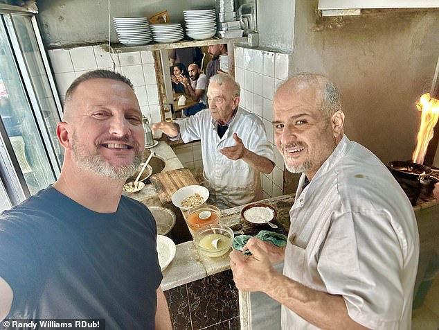 If it's food you're looking for, Lebanon (where he's pictured above) is Randy's 'ride or die' culinary capital with restaurants that the traveller says deserve more recognition