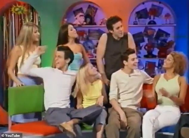 The children programme was quite short-lived and only aired between 2000 and 2001, where they were joined by fellow familiar faces such as Ben Barnes and Amy Garcia (pictured on the show)