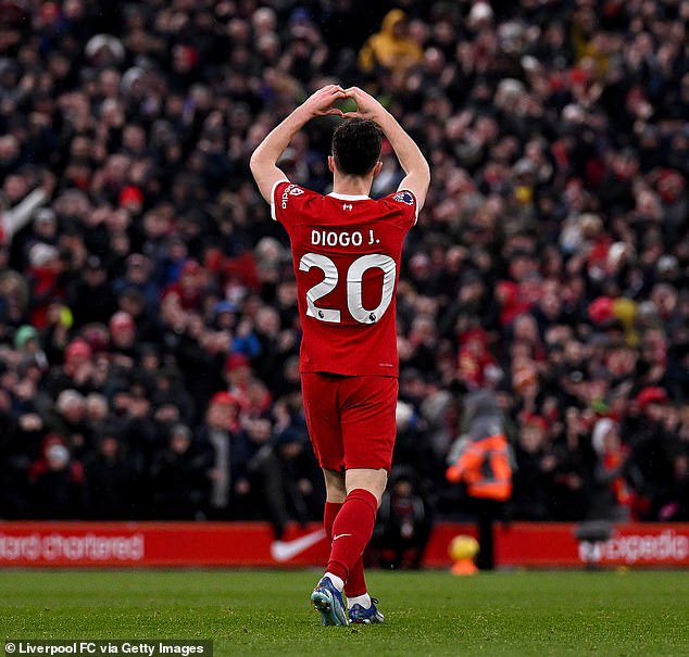 The forward wore the number during a five-year Anfield career and netted 65 goals for the side
