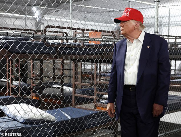 Republican officials and President Trump have touted the alligators that would attack any would-be escapees