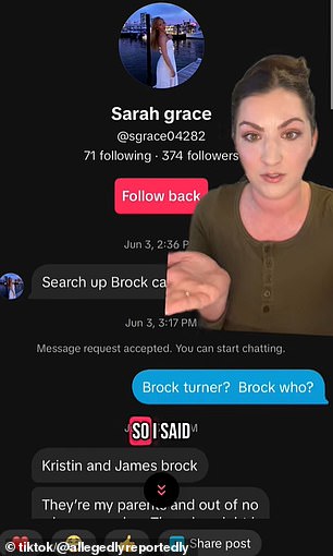 Popular true crime content creator known as 'Allegedly Reportedly' this week revealed that Patrick had reached out to her weeks before her arrest, asking for help getting coverage of the case