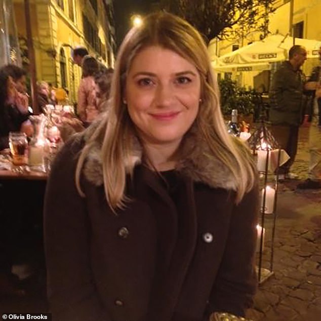 The firm is facing fresh controversy after its former head of merchandising, Olivia Brooks (pictured), said she was 'treated in a way no one should experience' when she came back to work after having a baby