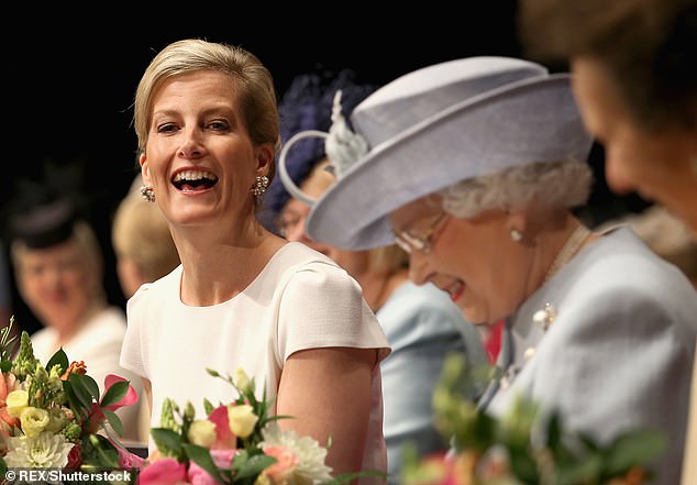 Sophie and ther late Queen Elizabeth II attend the Women's Institute AGM, Royal Albert Hall, London on June 4, 2015