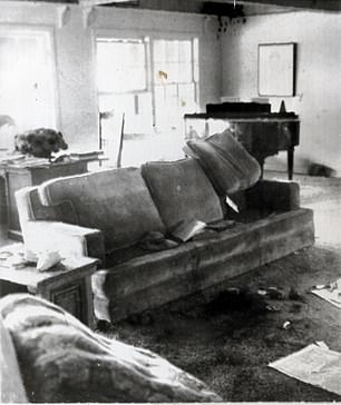 Crime scene photos show the aftermath of the Tate murder scene