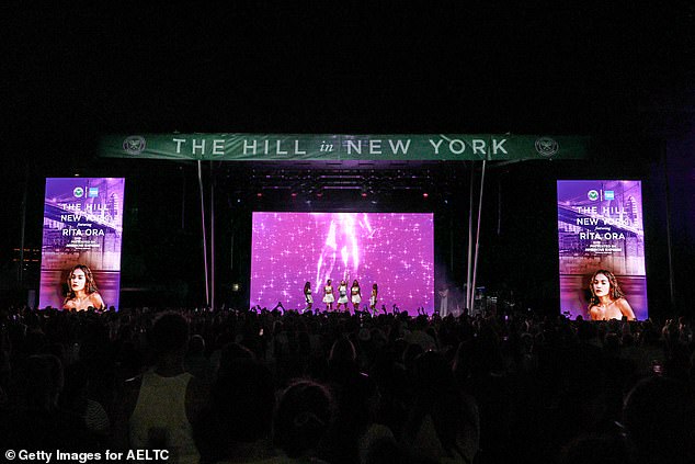 Pop powerhouse Rita brought the energy to The Hill in New York on Friday night, headlining an exclusive concert