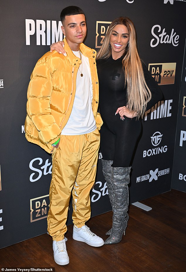 The Mail revealed last month that Jasmine has become the key to strengthening Katie and Junior's once-fractious relationship (pictured together in 2023)