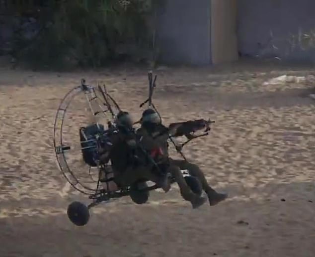 Footage from October 7 showed squads of Palestinians on suicide missions swooping over the border on paragliders