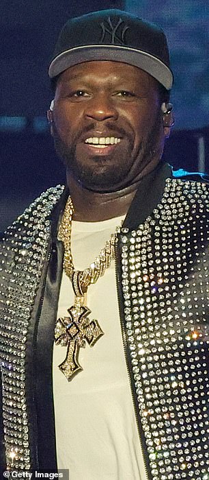 Ever since Diddy's dramatic downfall amid allegations of sex crime - which he has denied - 50 (pictured) has been giddily trolling him on social media