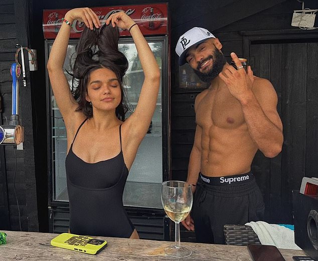 On Instagram, where Rachel boasts 2.5 million followers and Nathan Louis-Fernand a mere 4,200, they have taken to calling one another ‘the darling girl’ and ‘the darling man’