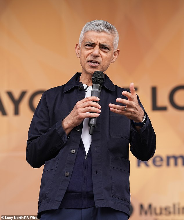 Sir Sadiq Khan (pictured), London¿s Labour Mayor, has been accused of waging a new 'war on motorists'