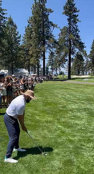 Jason also played erratically firing his shots into the swarms of spectators