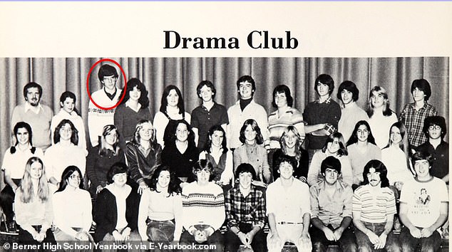 Heuermann (circled) was in the Drama Club at Berner High School