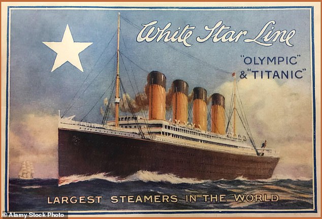 White Star Line publicity for Titanic and its almost identical sister ship Olympic. White Star Line 'only cared about size and luxury', according to Titanic expert Joshua Allen Milford