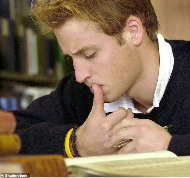 'William would be meeting new people at university and Arabella could not expect him to to wait for her,' the royal author wrote