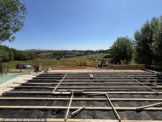 A neighbour said: 'It is a common view it was going to be an Airbnb and they were going to move in but they should have known anything like that contravened planning laws'