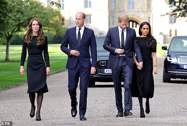 The notoriously awkward walkabout following the Queen's death in September 2022 was the last time the Fab Four appeared together
