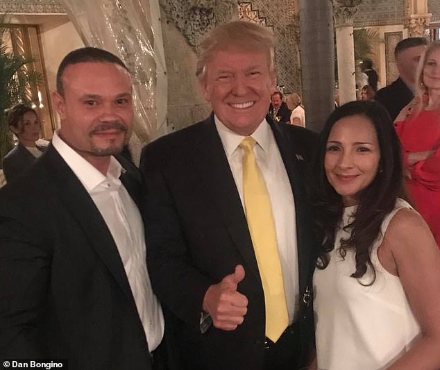 Dan Bongino (pictured with Trump) - who now serves as Deputy Director of the FBI and formerly spent 11 years as a Secret Service agent - said last year that Butler was a 'apocalyptic security failure'