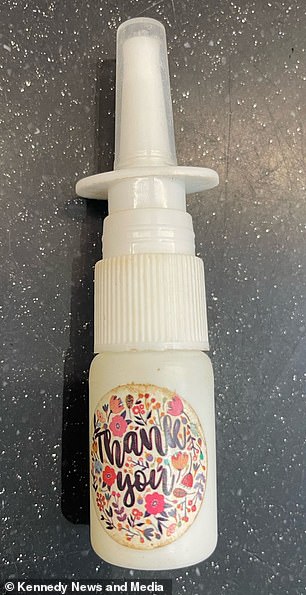 The £25 nasal tanning spray dubbed the 'Barbie drug' was bought online by Ms Eagle