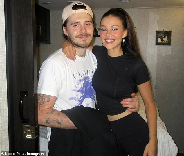 The outing comes just days after friends told MailOnline Cruz and Romeo blocked their brother Brooklyn and his wife Nicola Peltz on Instagram