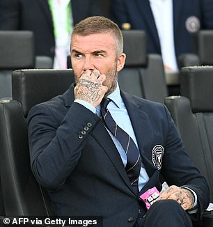 He enjoyed a light snack during the game
