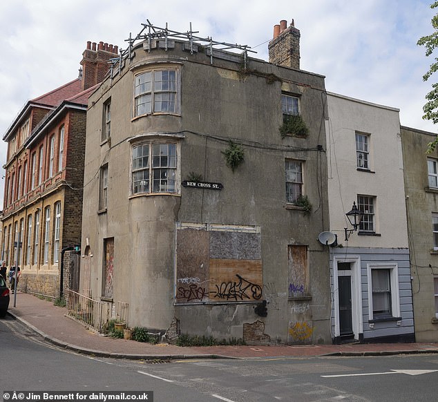 And others decaying and abandoned which residents say is more reflective of their town
