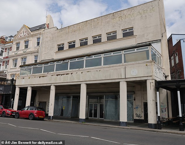 A derelict department store lays empty on Margate's main promenade