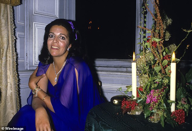 After Christina's death, Athina went to live with Roussel and Gaby (Christina is seen during a party at Vaux le Vicomte in Versailles)