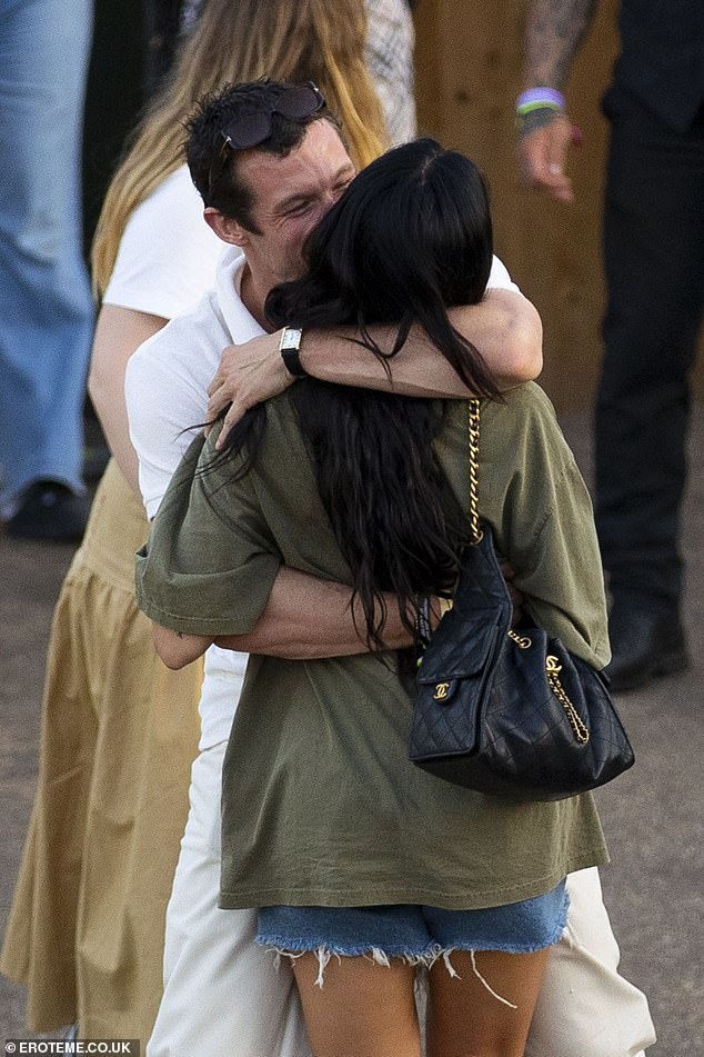 The Houdini singer, 29, looked happier than ever as she boasted a big smile with actor Callum, 35 for the festival