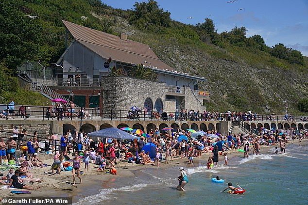 FOLKESTONE: People enjoyed the hot weather on Sunny Sands beach on July 12, 2025