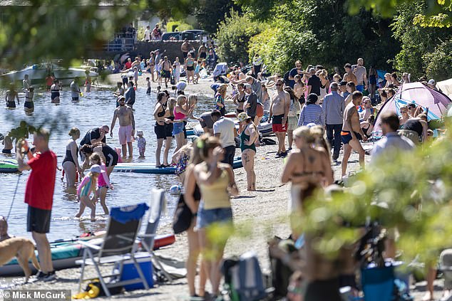 SCOTLAND: Sunseekers flocked to Luss Beach on Loch Lomond on July 12, 2025