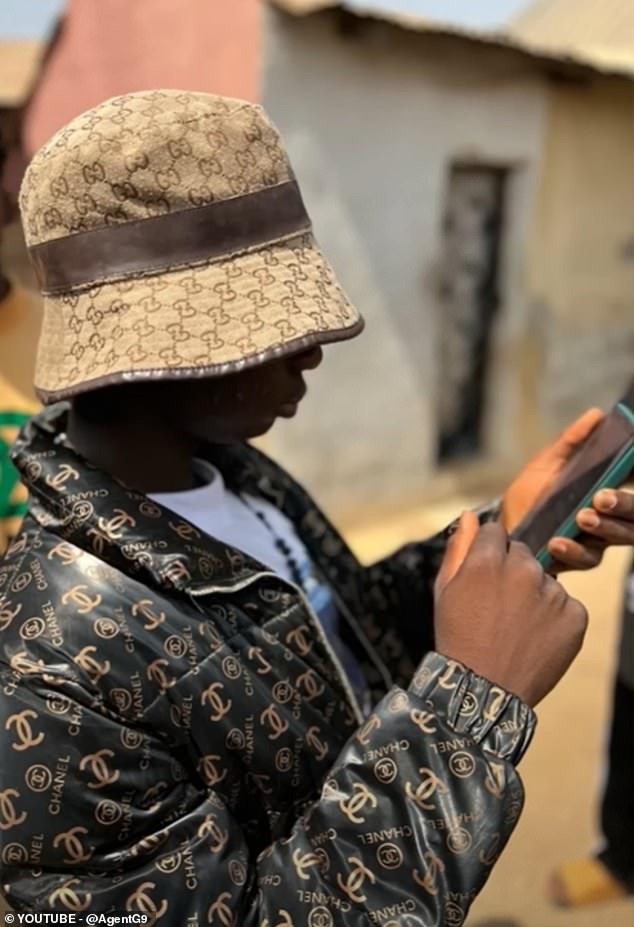 G9 combed through several pictures of the scammers wearing designer clothes