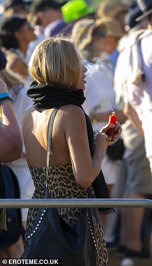 In recent years Kate has moved away from smoking cigarettes
