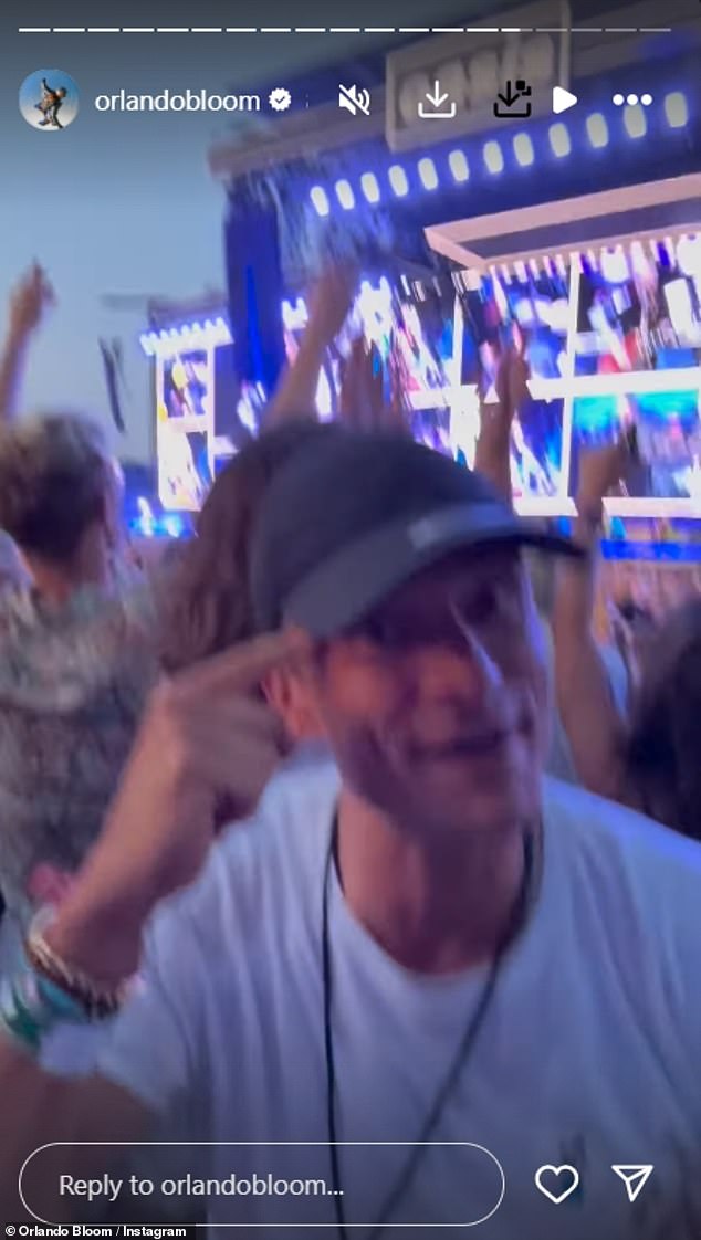 The Lord of the Rings star warned his seven million followers to skip his Instagram Stories if you don't like Oasis as he shared several clips of him singing to the group