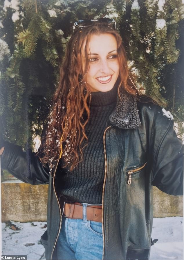 By the time Lurata was 17, those cracks had split wide open. Schools closed, police curfews were enforced, and the quiet life she'd always known slipped away. Pictured: Lurata aged 17