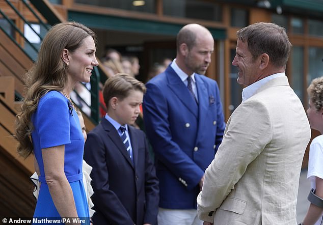The Princess of Wales, Prince George and the Prince of Wales meet Steve Backshall this afternoon