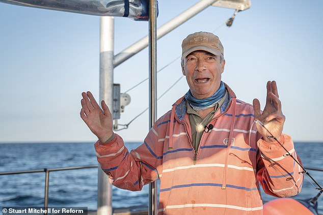 Mr Farage has branded the deal with France an 'humiliation for Brexit Britain'