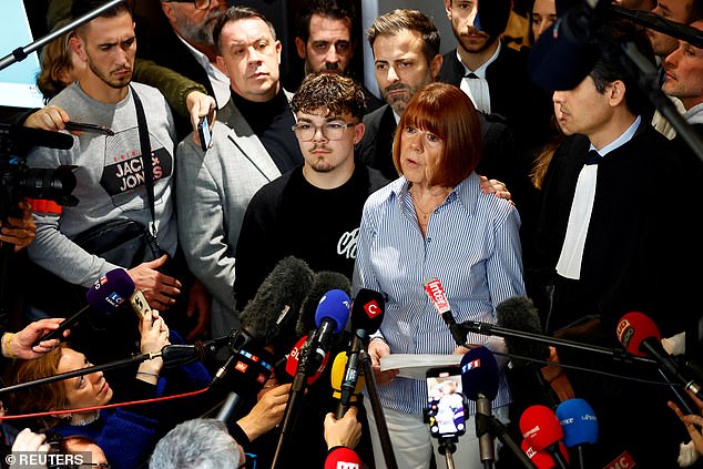Gisele Pelicot, speaking at her home in the southern French town of Mazan