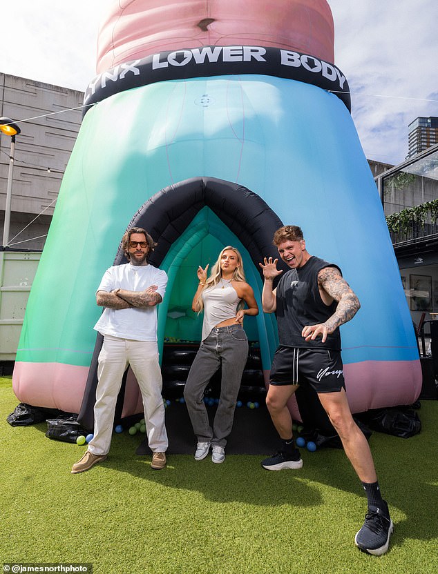 As part of the launch of Lynx's new Lower Body Spray, Pete and pal Chloe Burrows unveiled a giant boxer-shaped scented ball pit stunt at Boxpark Shoreditch