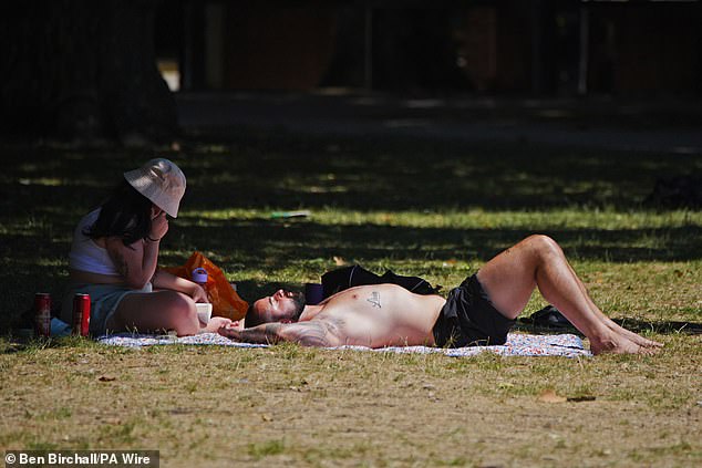 BRISTOL: Sunseekers basked in 31C in southwest England and took full advantage of it by looking to get a sun tan on July 13, 2025