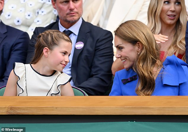 Princess Catherine shared a sweet moment with her daughter Princess Charlotte at Wimbledon today