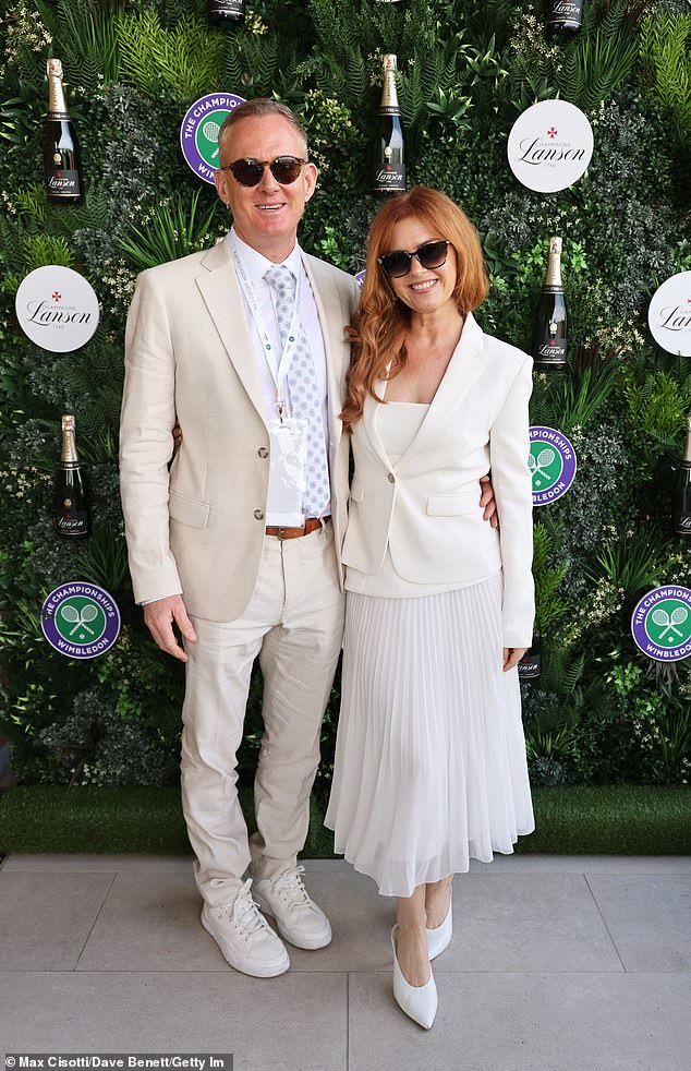 The Australian actress had a mystery male friend on her arm at the Champagne Lanson event at Agapanthus Suite