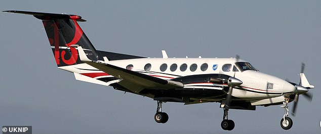 It was a small Beech B200 aircraft that was involved in the crash (stock photo)