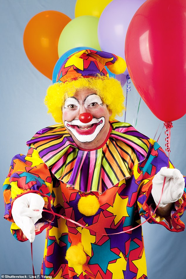 He confessed that his house is completely covered in tiny clown figurines - they're 'on walls, hung from the ceiling on little swings, and on shelves' (stock image)