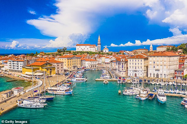 Piran is a postcard-pretty historic town set on its own peninsula on the Adriatic coastline
