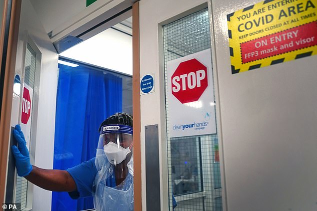 A ward for Covid patients at King's College Hospital in London in 2021. As the Covid pandemic took hold in 2020, global stock markets plunged - but some investment funds did well