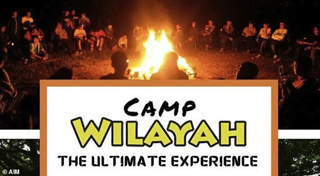 Pictured: An advert for this year's camp on the charity's website