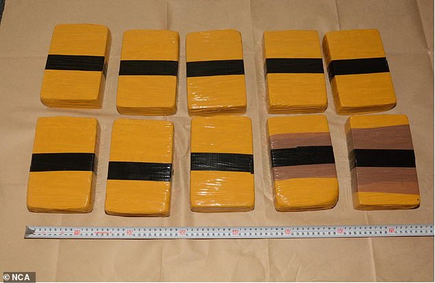 Packages of drugs seized from the gang, which was based in West Yorkshire