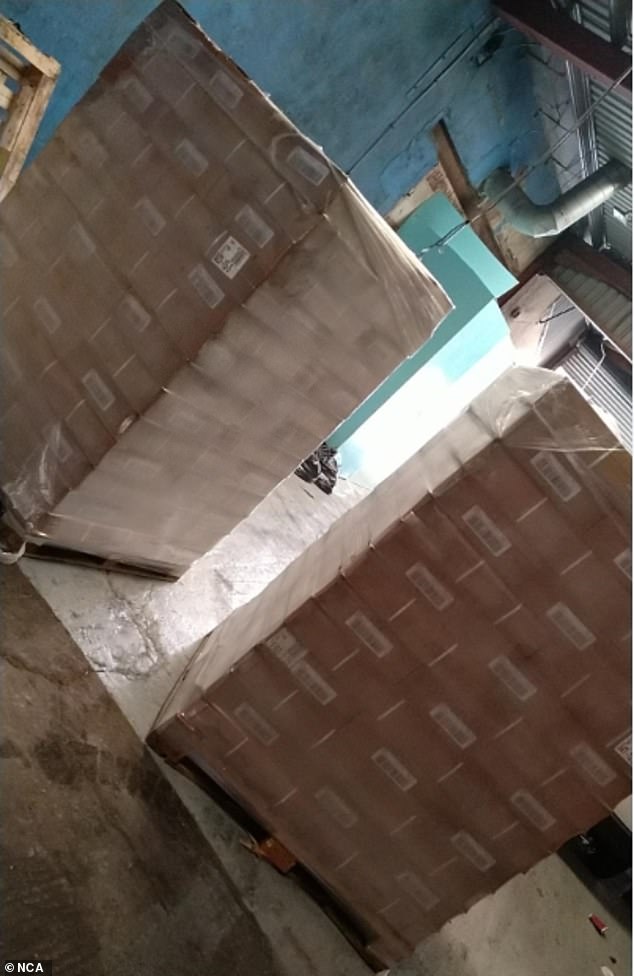 The gang brought in 200 kilos of drugs at a time inside the wrapped boxes