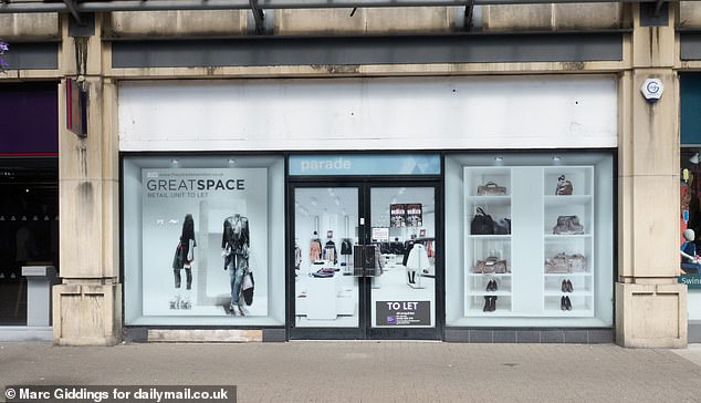 An empty rental unit advertises itself as a 'great space' to let